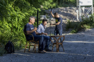 Emilio Antinori con Massimo Moretti e la Stampante 3D sullo sfondo