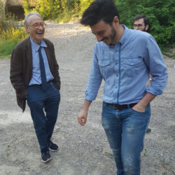 Pier Luigi Cervellati con Emilio Antinori