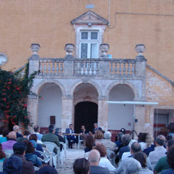 Massimo Mercati ed Ernesto Riva alla masseria Ferragnano