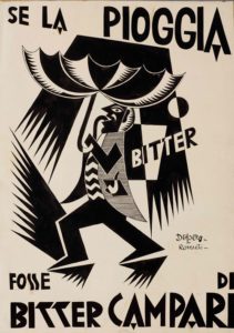 Fortunato Depero, Se la pioggia fosse Bitter Campari, 1926-1927