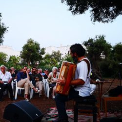 Simone Zanchini alla masseria Il Mogale