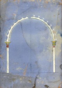 Esemplare d’epoca in mostra - Il disegno delle luminarie tradizionali