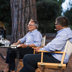 Gregorio De Felice con Mario Mega a Selva di Fasano