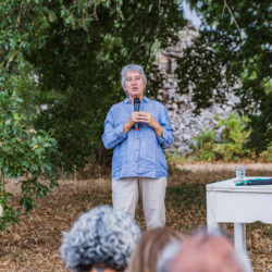 Gabriella Morini al Conservatorio botanico I Giardini di Pomona