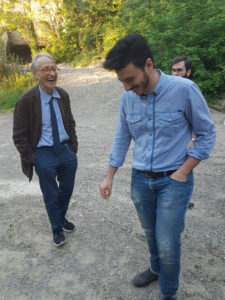 Pier Luigi Cervellati con Emilio Antinori