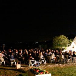 Piero Boitani alla masseria del Luco