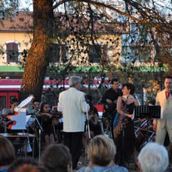 Inaugurazione del festival alla stazione di Locorotondo